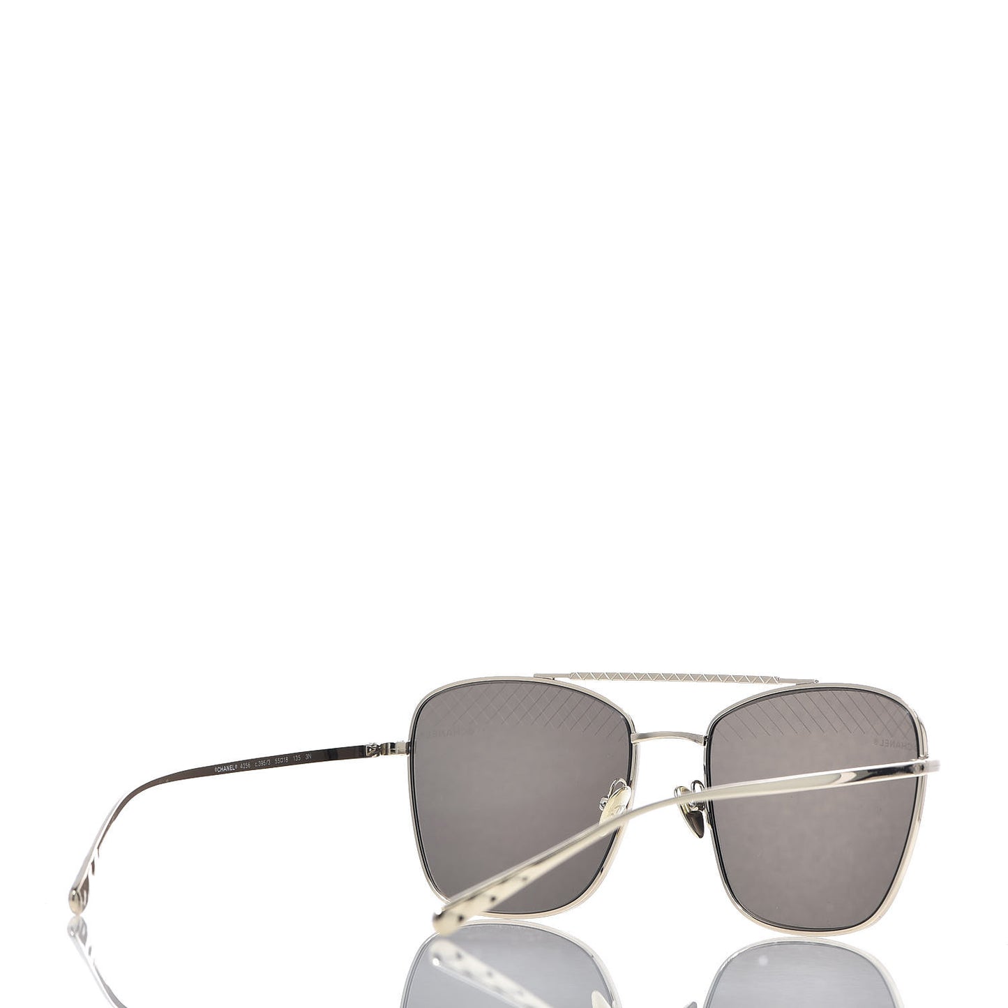 Metal Pilot Sunglasses 4256 Silver