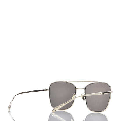 Chanel Metal Pilot Sunglasses 4256 Silver 4 of 7