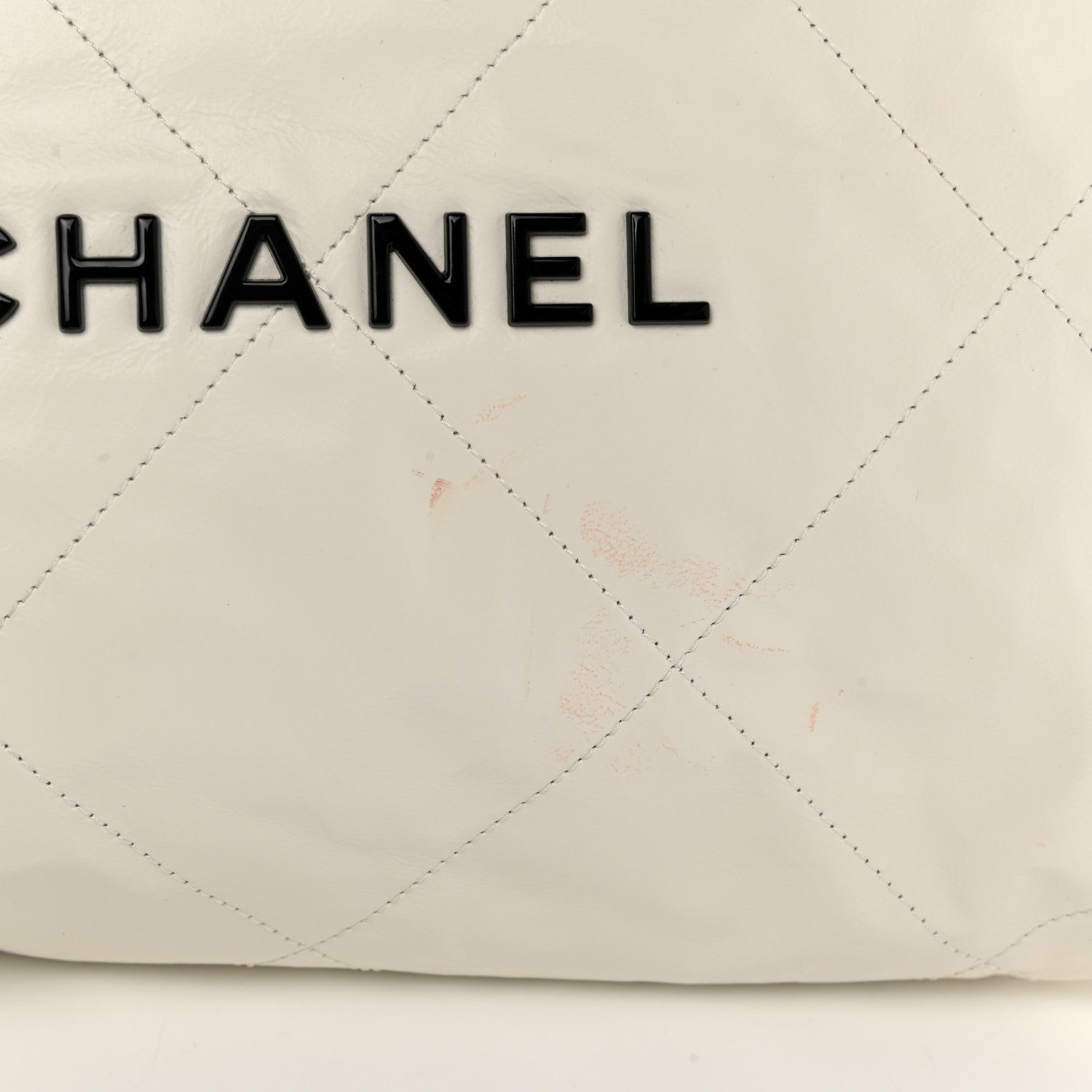 Chanel Shiny Calfskin Quilted Small Chanel 22 White 12 of 12