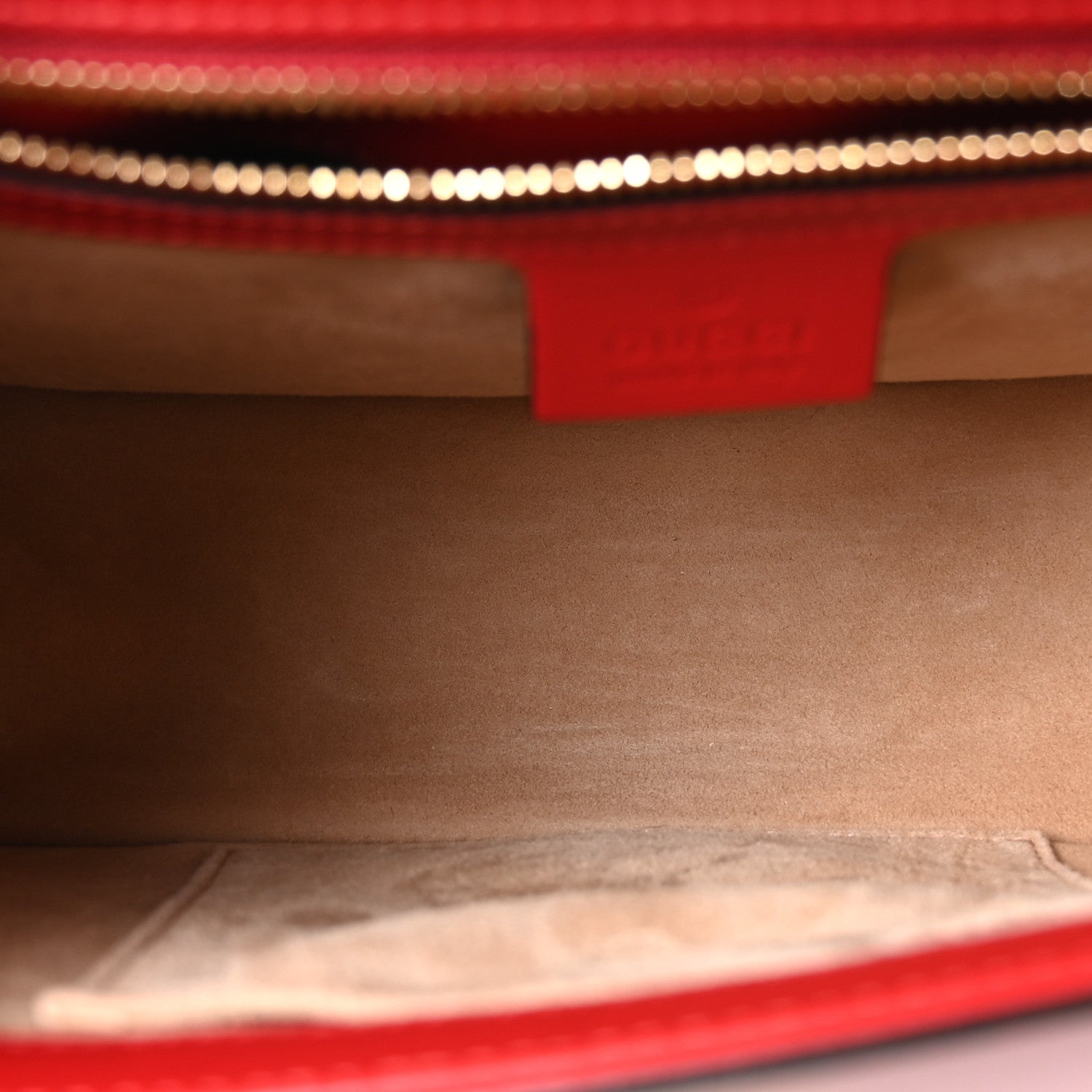 Gucci Calfskin Small Sylvie Shoulder Bag Hibiscus Red 5 of 10
