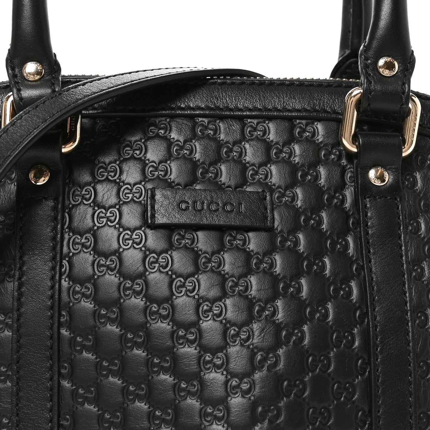 Microguccissima Mini Dome Bag Black