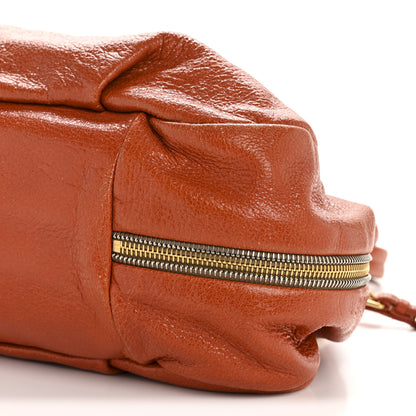 Prada Cervo Lux Shoulder Bag Papaya 10 of 16