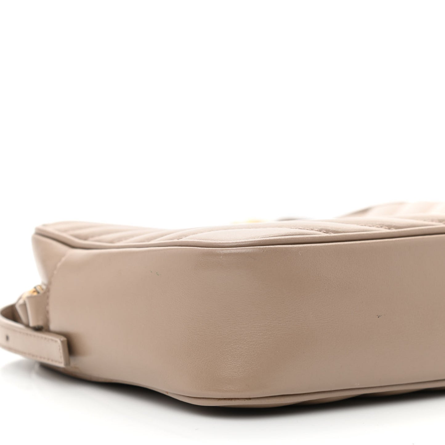 Calfskin Matelasse Monogram Lou Camera Bag Dark Latte