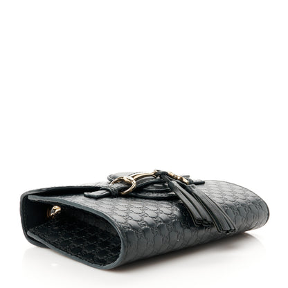 Gucci Microguccissima Mini Emily Shoulder Bag Black 4 of 10