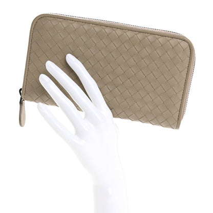 Bottega Veneta Nappa Intrecciato Zip Around Wallet Fume 2 of 13