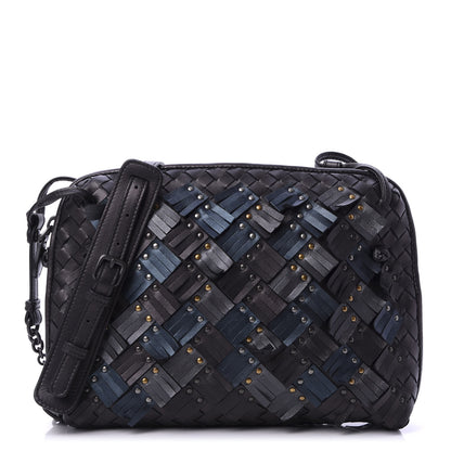 Bottega Veneta Nappa Intrecciato Fringe Studded Nodini Crossbody Messenger Multicolor 1 of 11