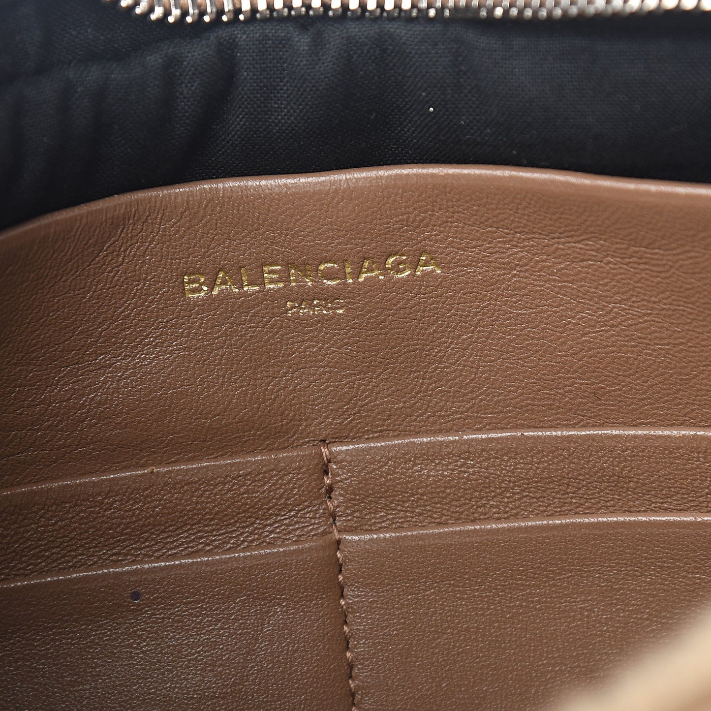 Shearling Bazar Pochette Crossbody Beige