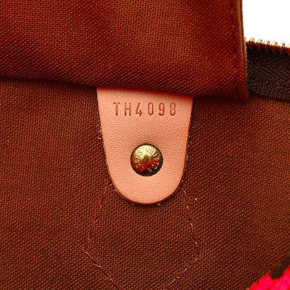Louis Vuitton Monogram Graffiti Speedy 30 Fuchsia 7 of 15