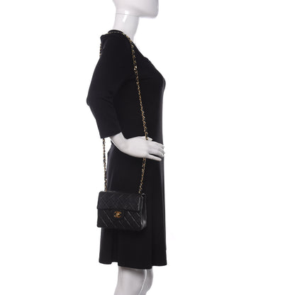 Chanel Lambskin Quilted Mini Square Flap Black 2 of 10
