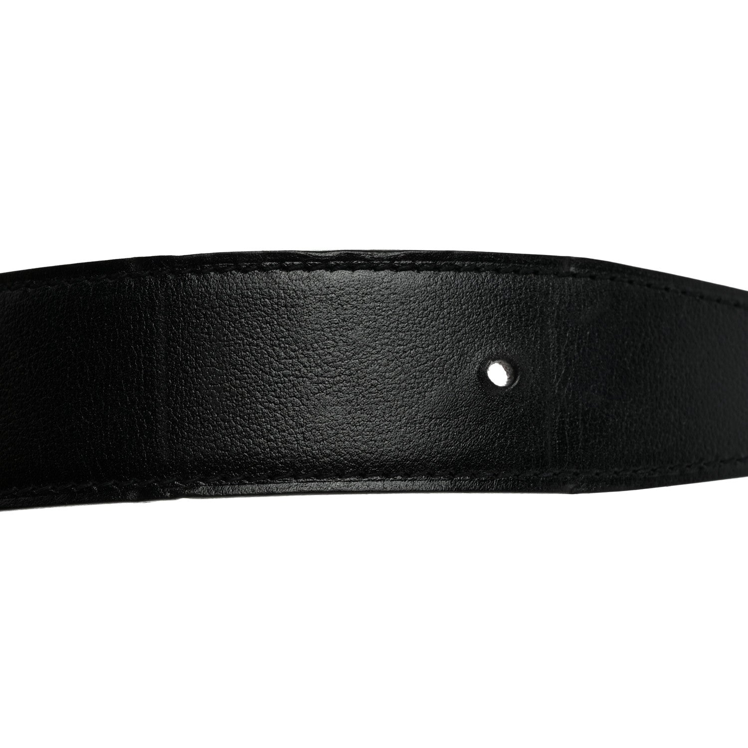 Hermes Box Togo 32mm H Belt 90 36 Black Chocolate 5 of 10