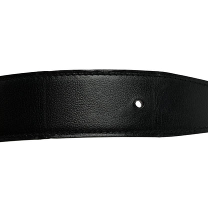 Hermes Box Togo 32mm H Belt 90 36 Black Chocolate 5 of 10