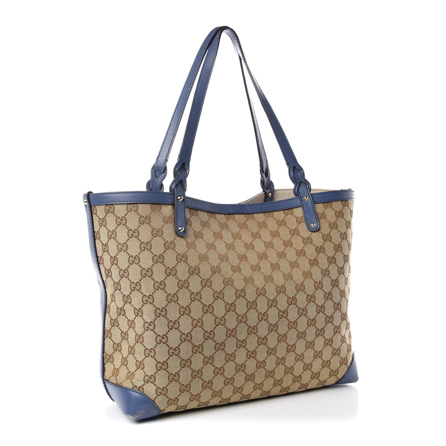 Gucci Monogram Medium Craft Tote Turquoise 3 of 30