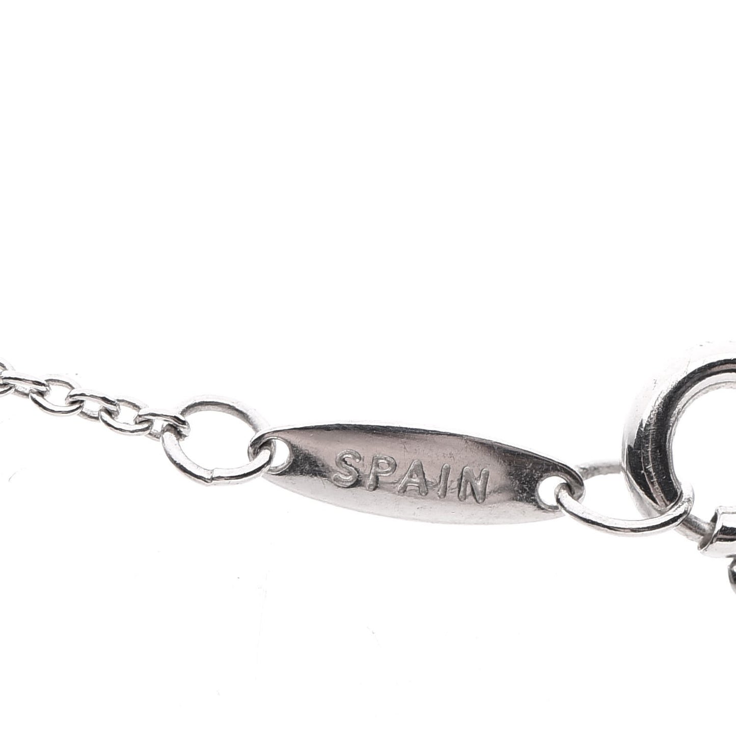 Sterling Silver Diamond .09ctw Elsa Peretti Diamonds by the Yard Three Station Necklace
