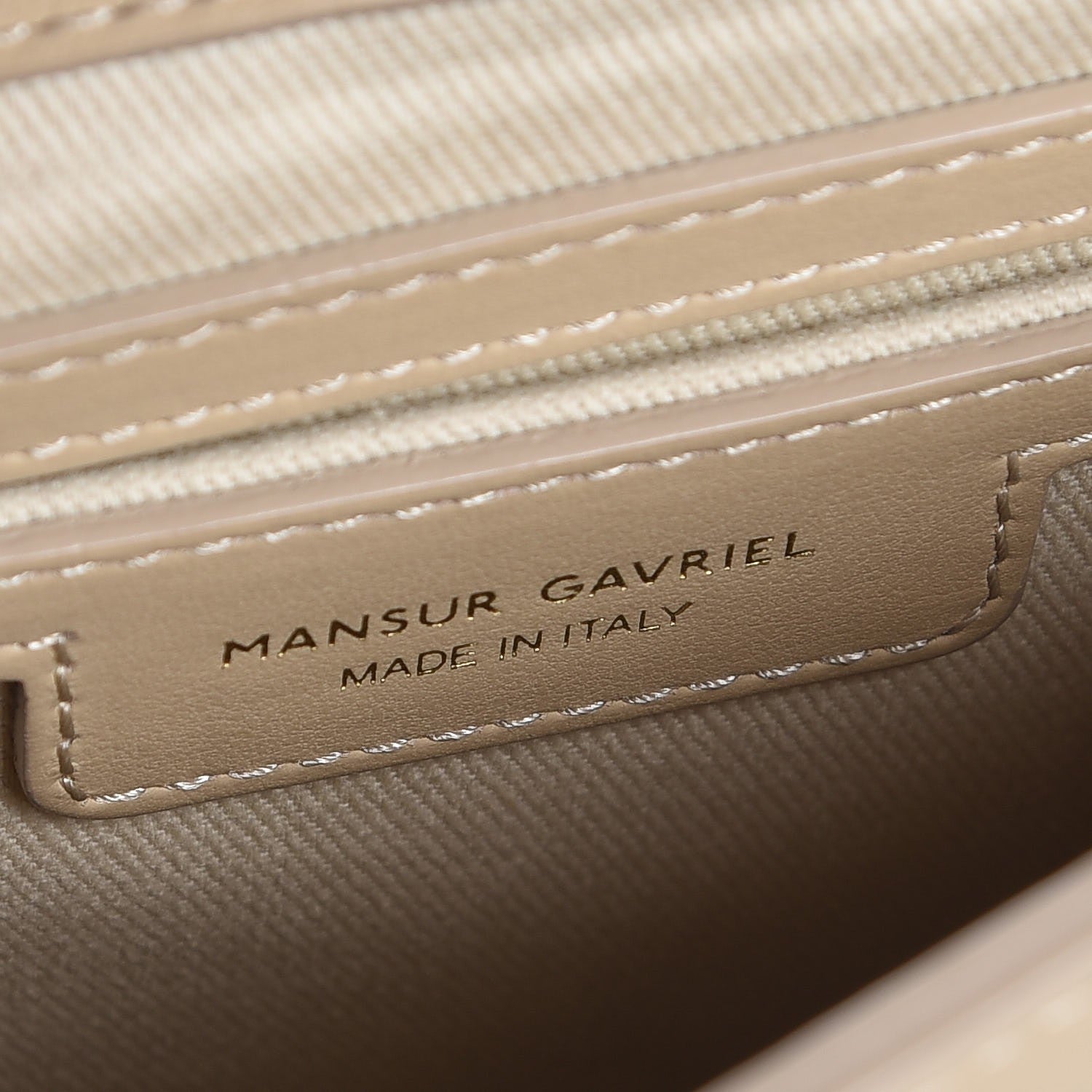 Mansur Gavriel Calfskin Flap Crossbody Bag Beige 6 of 8
