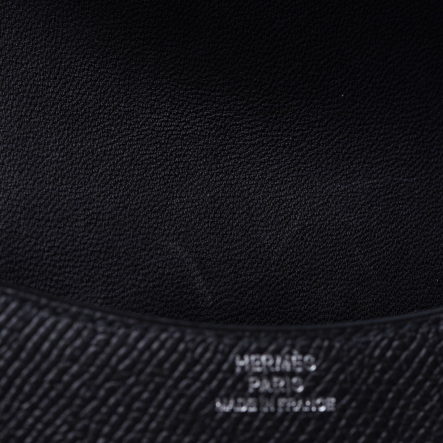 Hermes Epsom Constance Slim Wallet Black 9 of 9