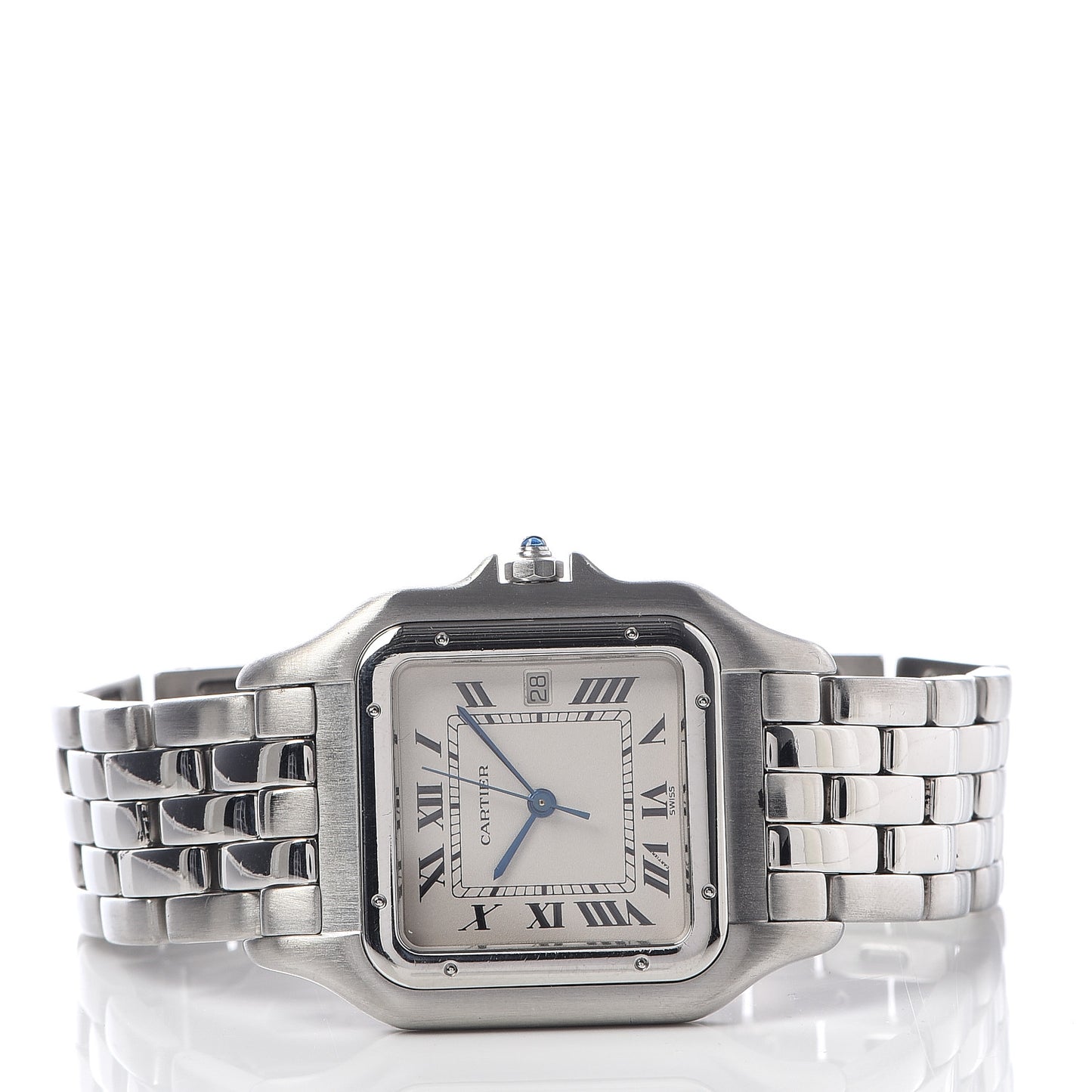Stainless Steel 29mm Panthere Quartz Watch
