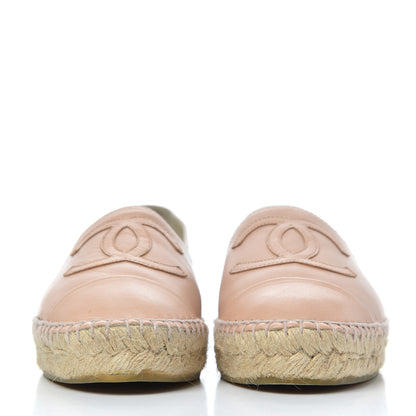 Chanel Lambskin CC Espadrilles 35 Nude 2 of 20