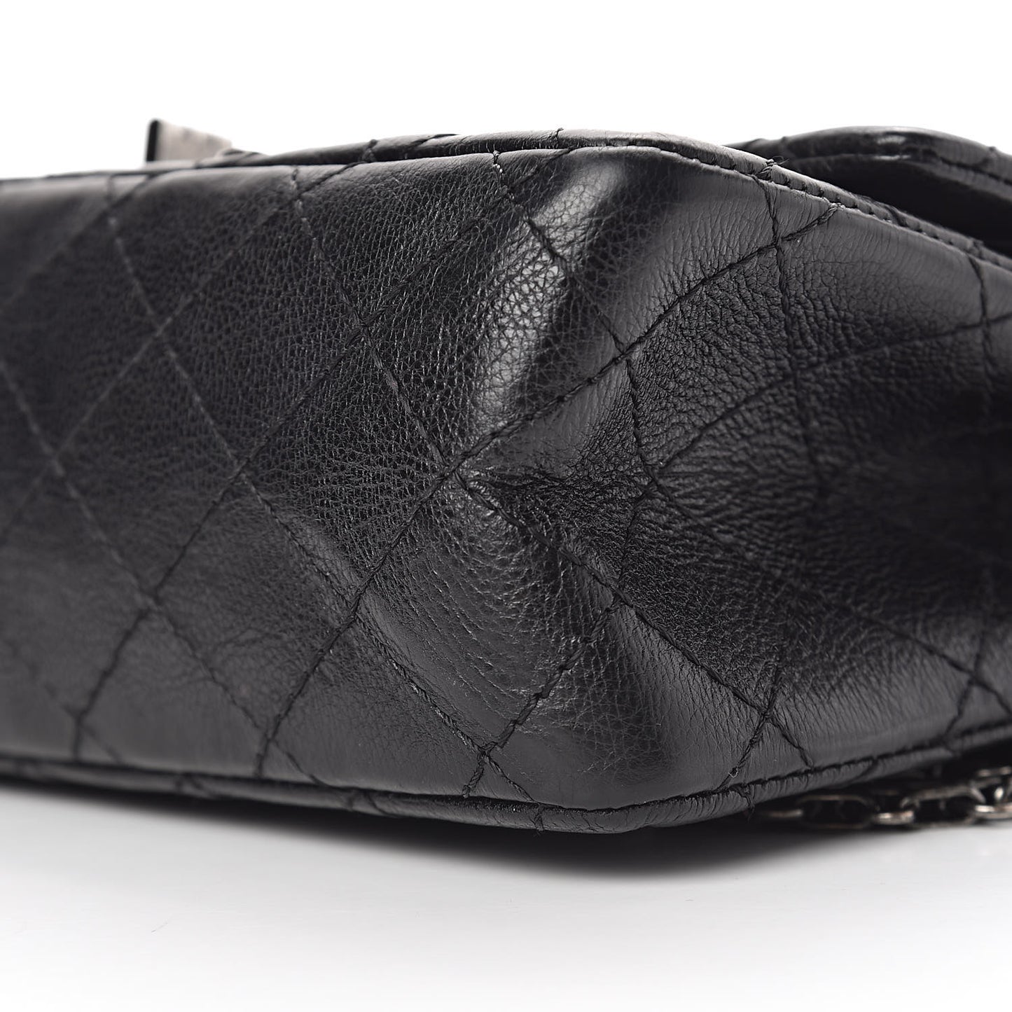 Calfskin Quilted Spoon Charms Brasserie 2.55 Reissue 225 Flap Black