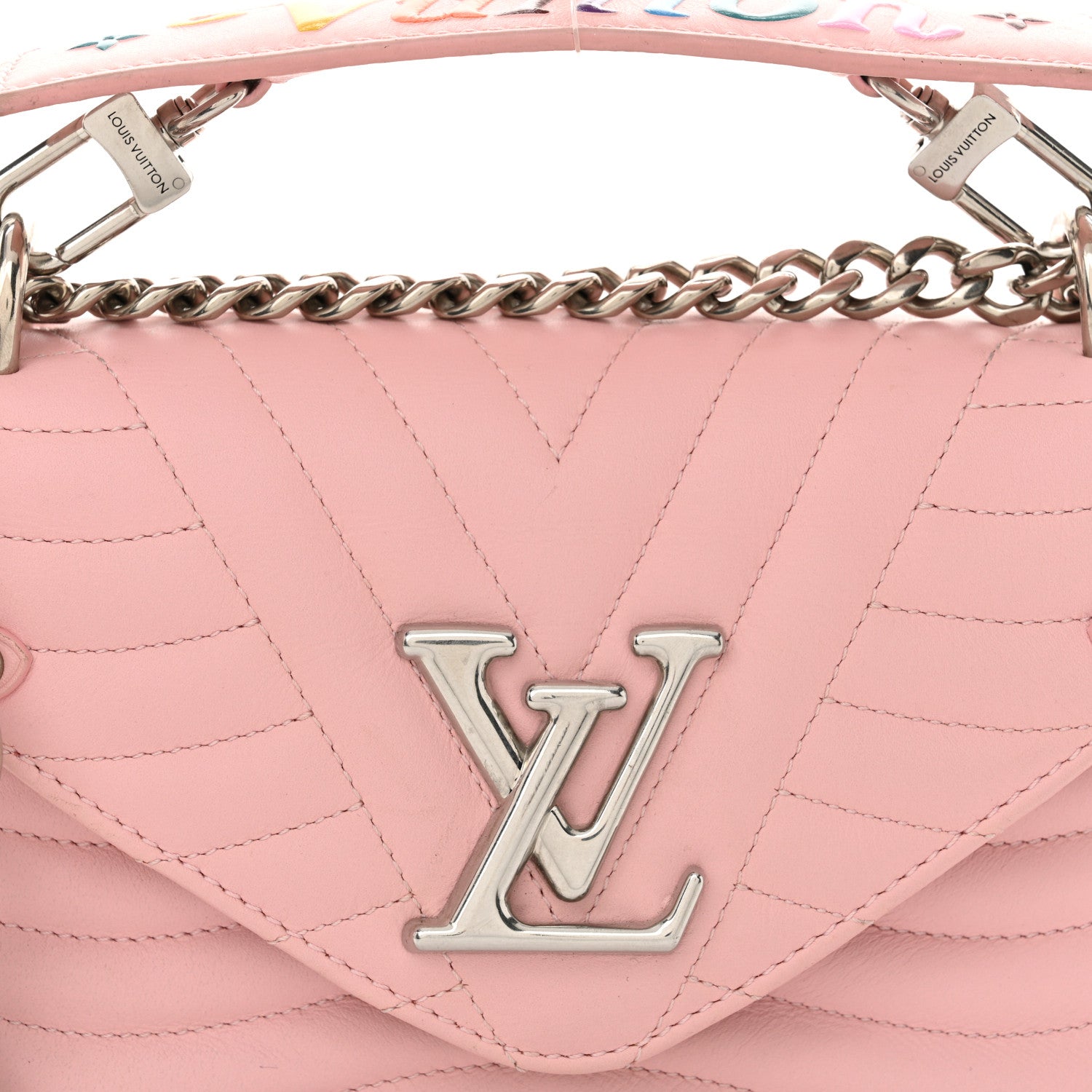 Louis Vuitton Calfskin New Wave Chain PM Smoothie Pink 7 of 16