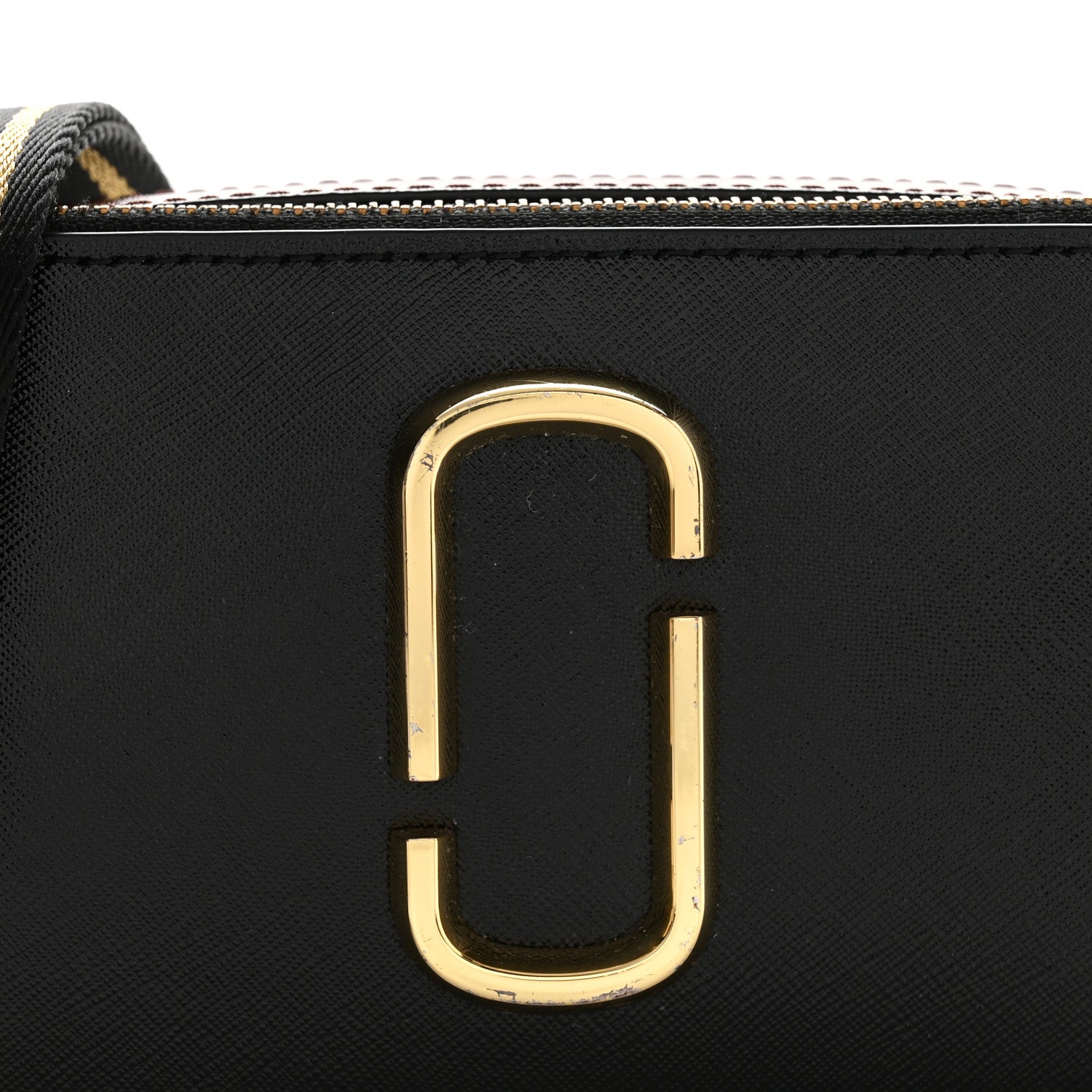 Marc Jacobs Saffiano Small Snapshot Camera Bag Black Multicolor 7 of 9