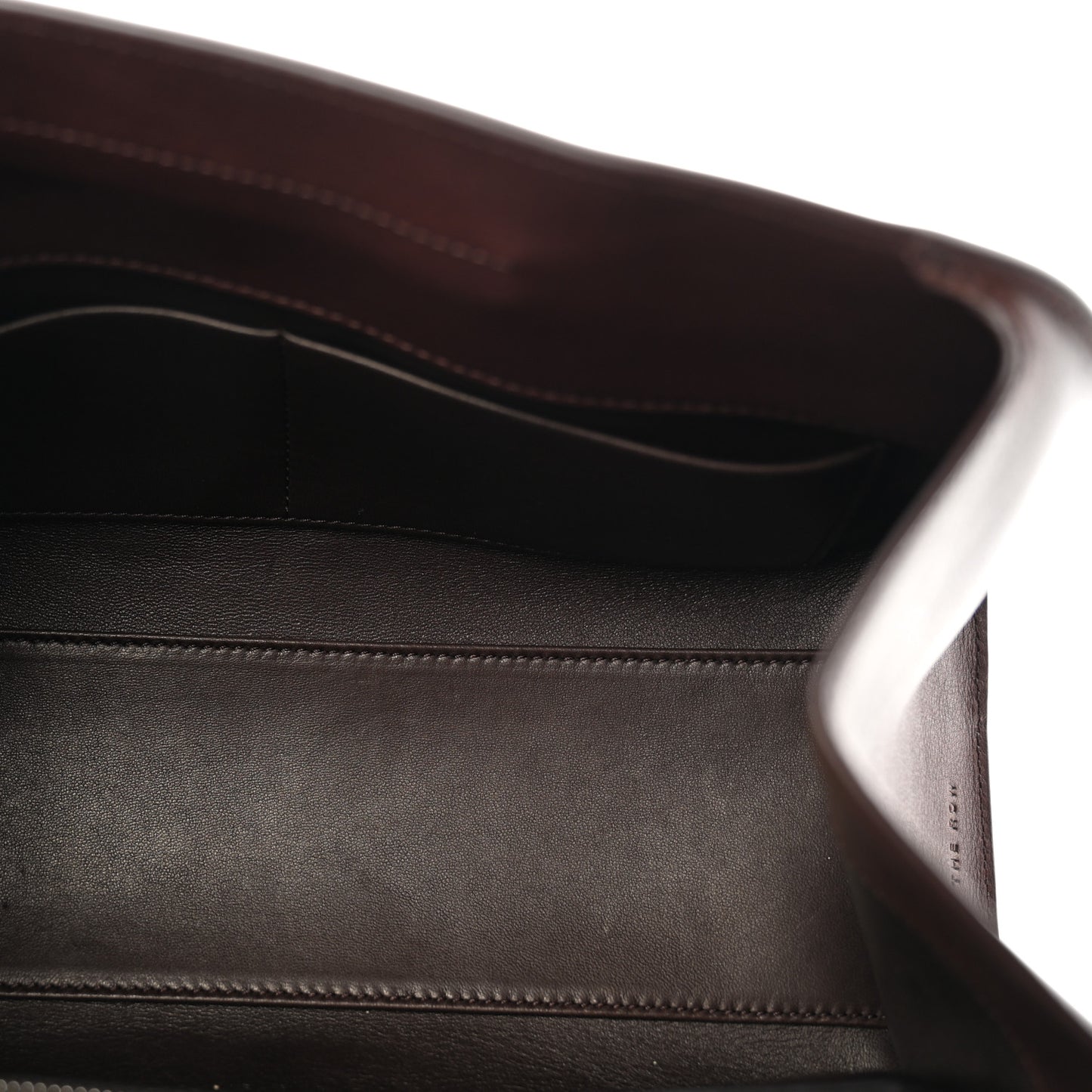 Polished Saddle Calfskin Peggy Clutch Burgundy