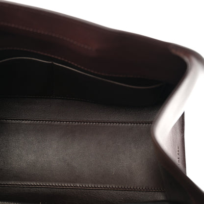 The Row Polished Saddle Calfskin Peggy Clutch Burgundy 5 of 9