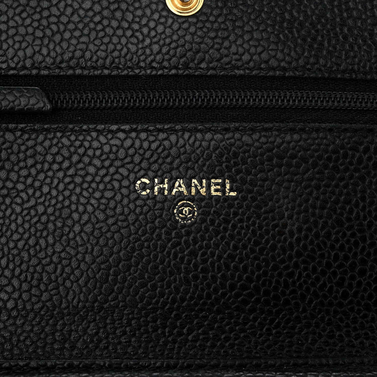 Chanel Caviar Quilted Wallet on Chain WOC Black 6 of 12