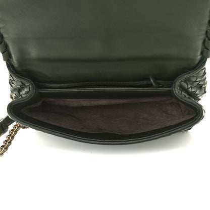 Bottega Veneta Nappa Intrecciato Baby Olimpia Shoulder Bag Moss 5 of 10