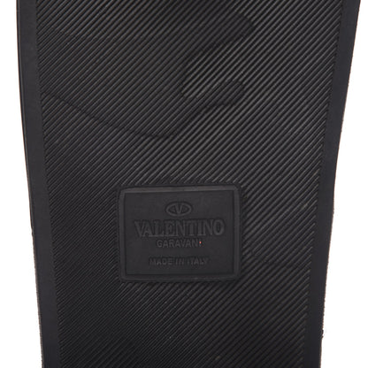 Valentino Garavani Rubber Rockstud Slide Sandals 41 Black 6 of 9