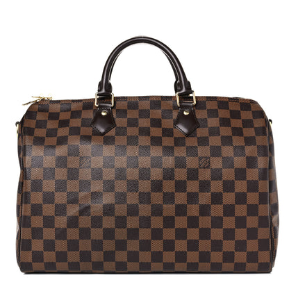 Louis Vuitton Damier Ebene Speedy Bandouliere 35 1 of 9