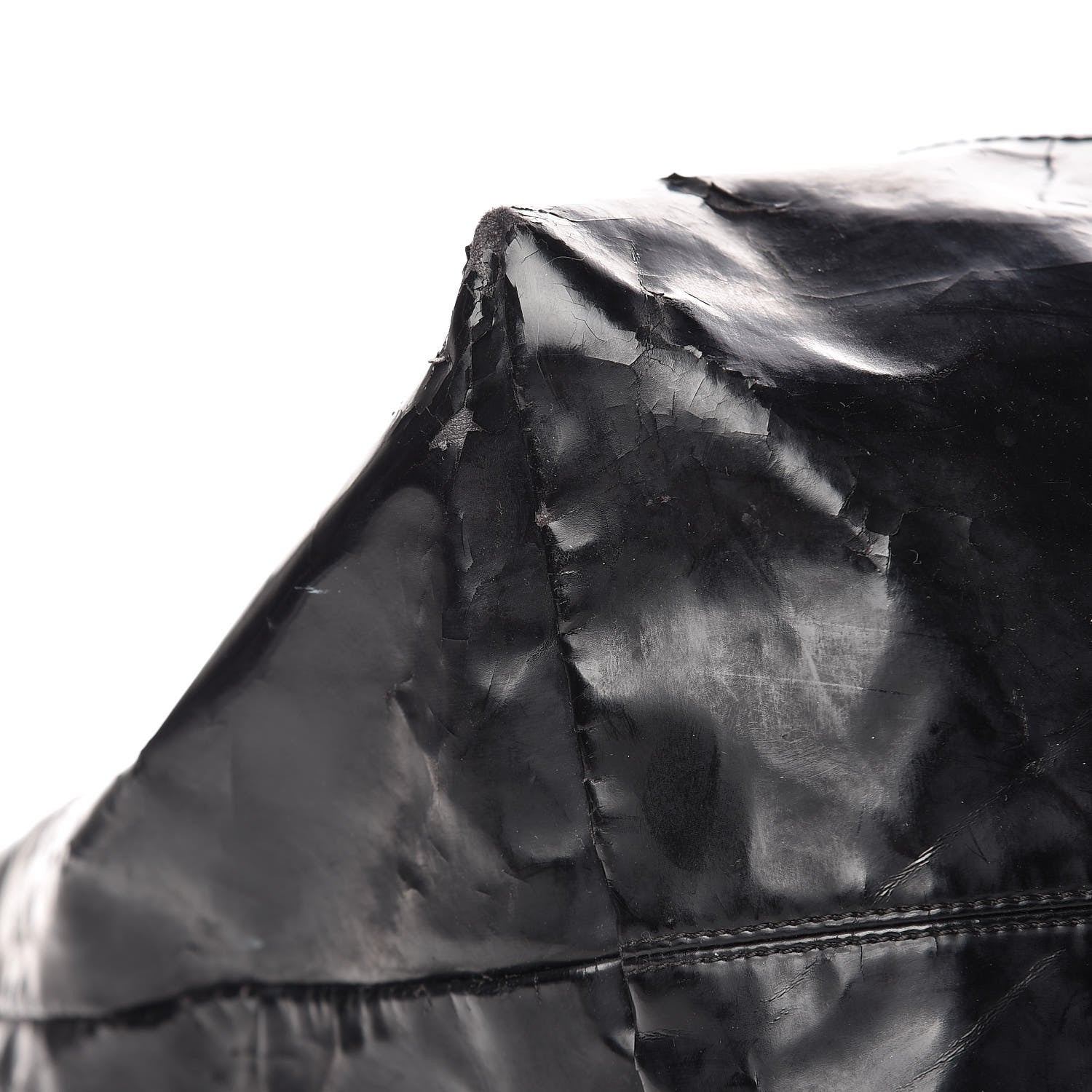 Chanel Vinyl XL Coco Cabas Black 9 of 22