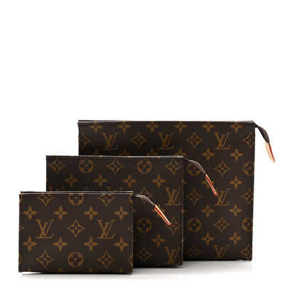 Louis Vuitton Monogram Trio Toilet Pouch 1 of 9