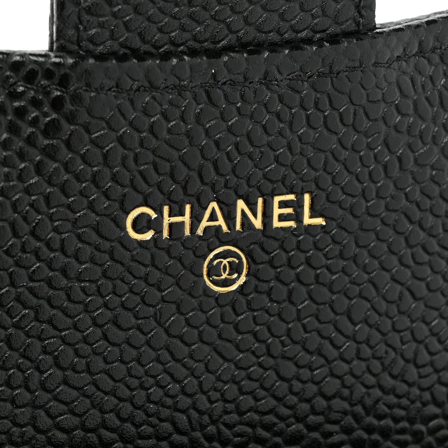 Caviar Quilted Large Flap Wallet Black