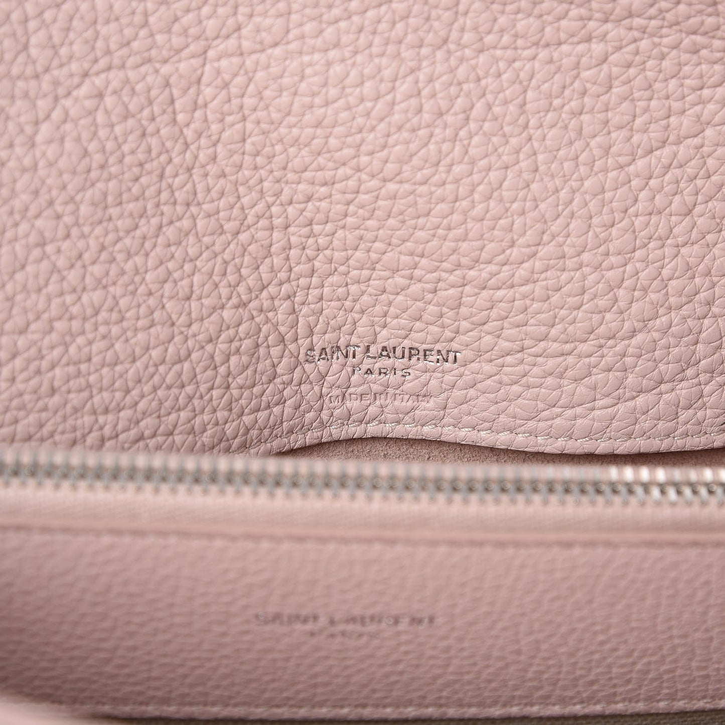 Grained Calfskin Small Supple Sac De Jour Rose