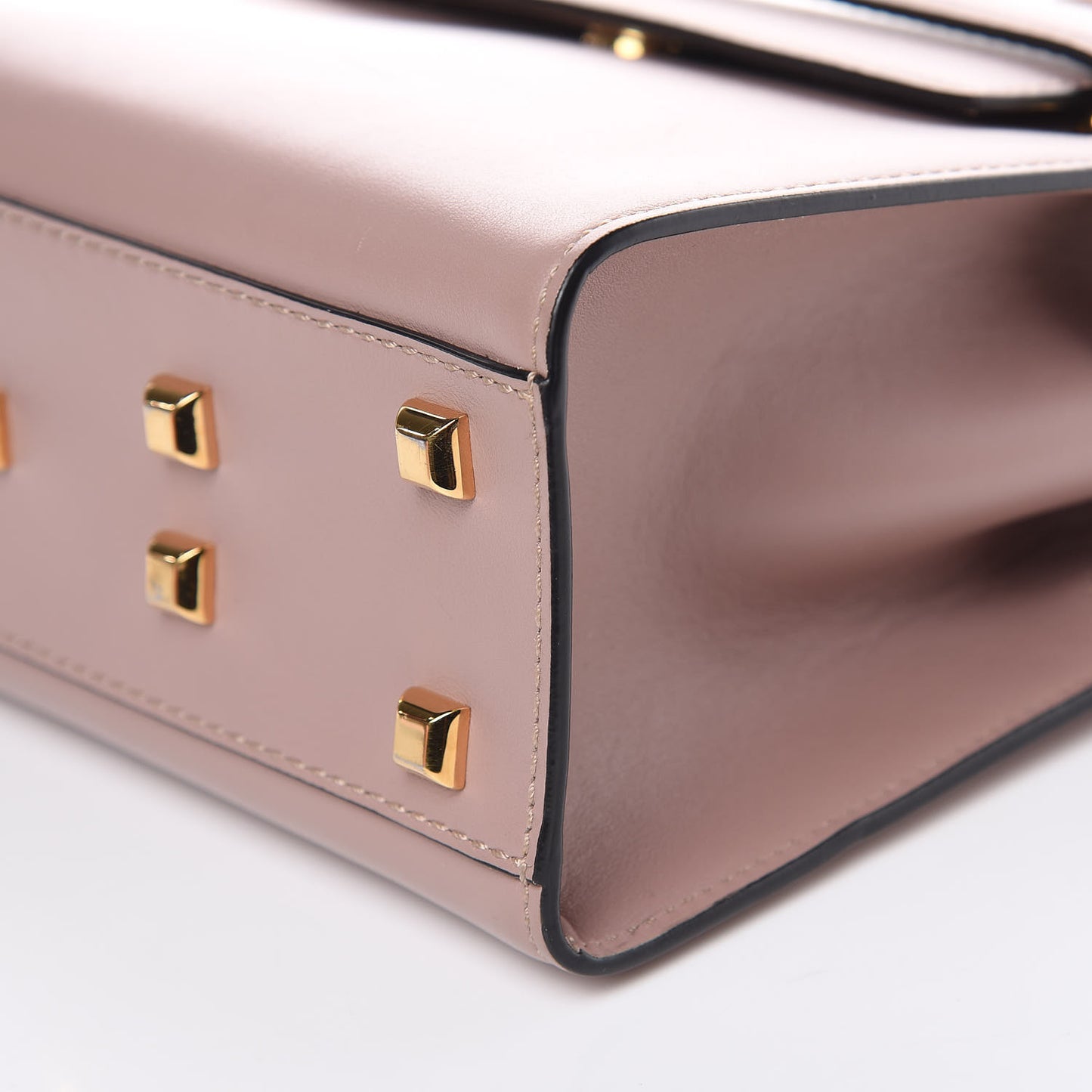 Vitello Small My Rockstud Frame Bag Poudre