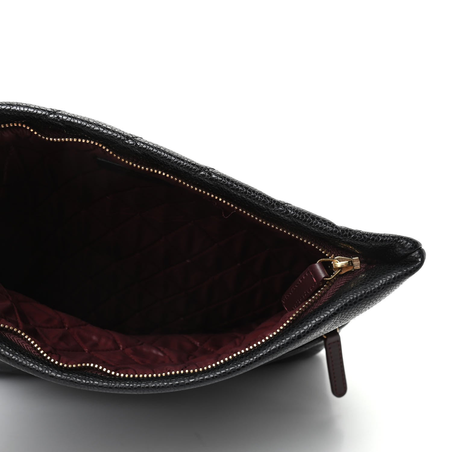 Chanel Caviar Quilted CC Beauty Clutch Black 5 of 8