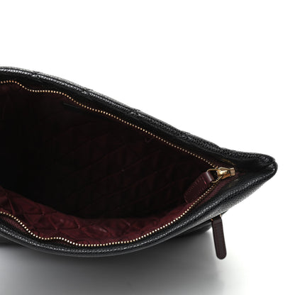 Chanel Caviar Quilted CC Beauty Clutch Black 5 of 8