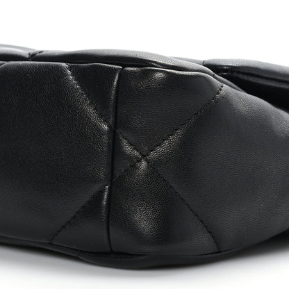 Chanel Lambskin Quilted Medium Chanel 19 Flap Black 9 of 9