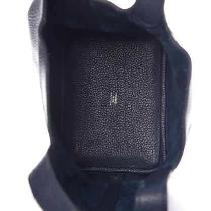 Hermes Taurillon Clemence Picotin Lock 18 PM Bleu Abysse 5 of 11