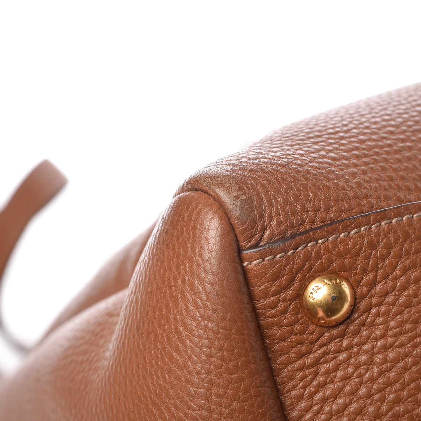 Vitello Daino Tote Brandy