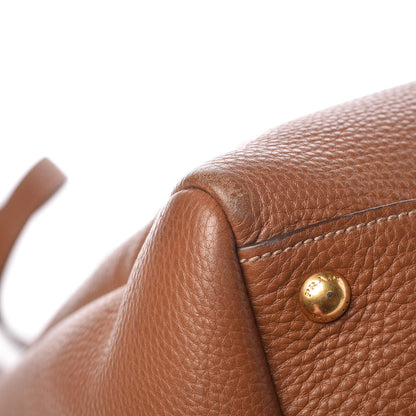 Prada Vitello Daino Tote Brandy 9 of 11