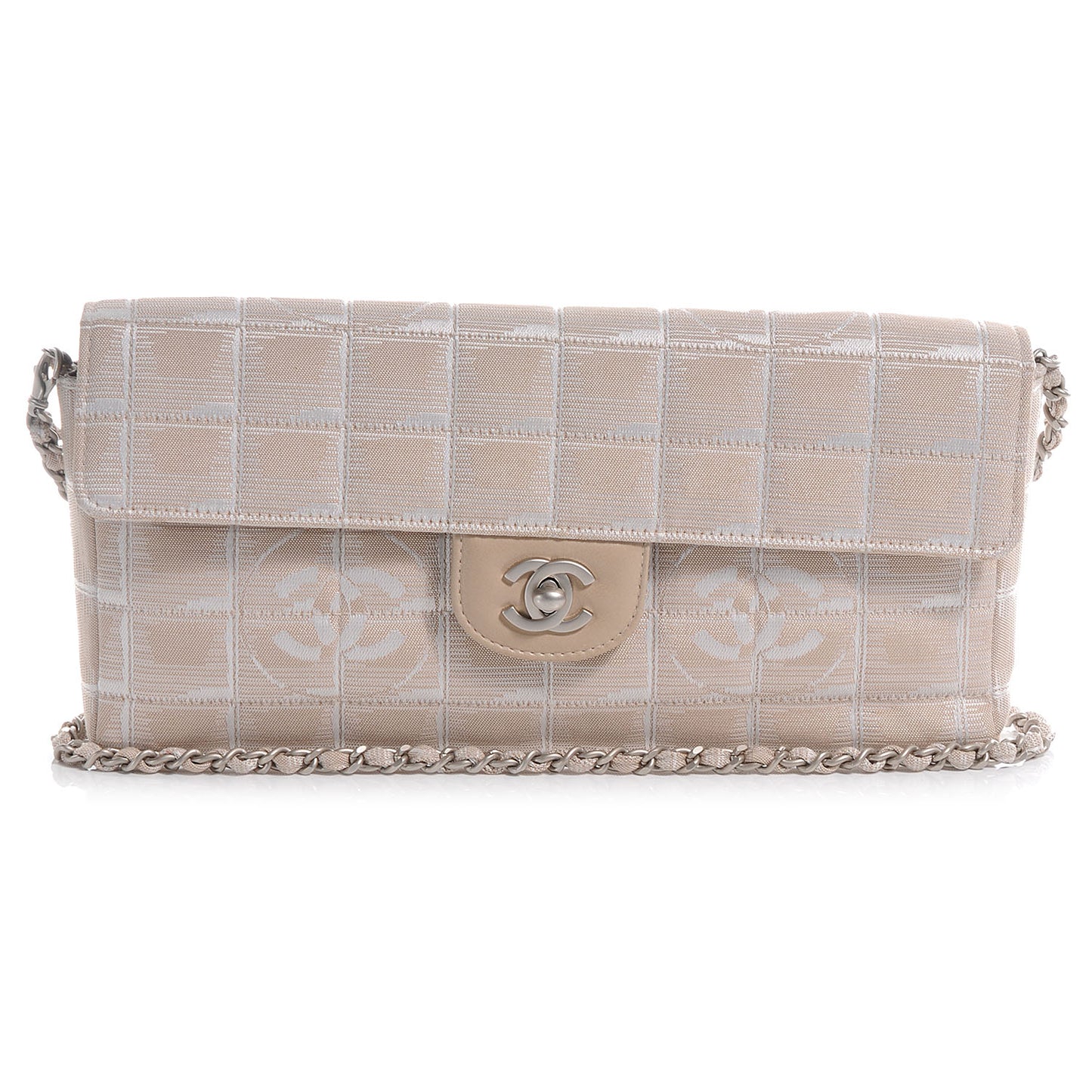 Nylon Travel East West Flap Beige