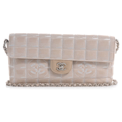 Chanel Nylon Travel East West Flap Beige 1 of 7
