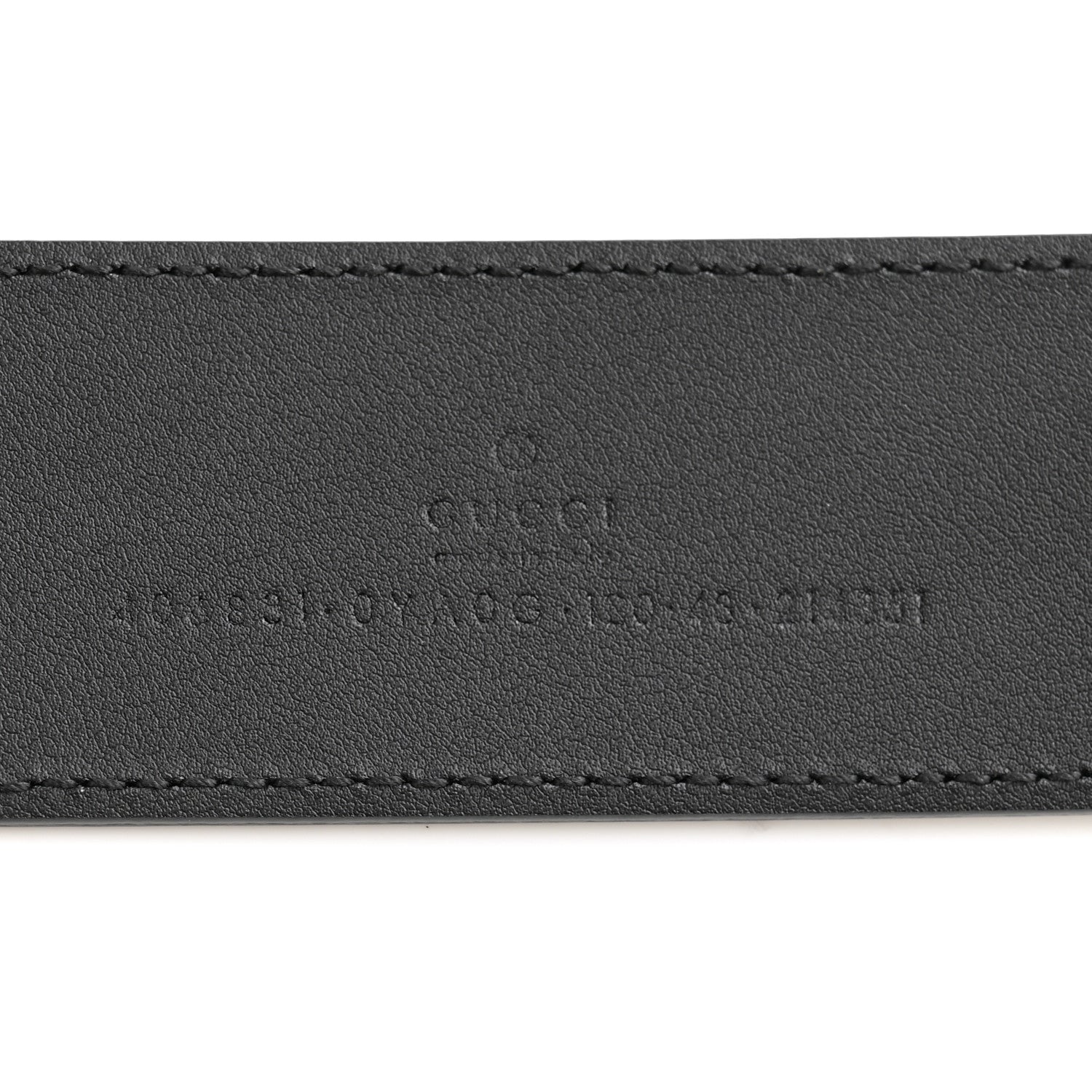 Gucci Calfskin Double G 40mm Belt 120 48 Black 5 of 6