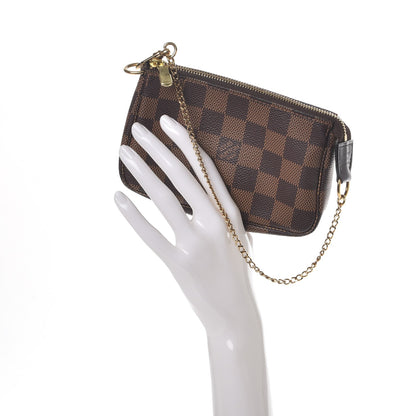 Louis Vuitton Damier Ebene Mini Pochette Accessories 2 of 8