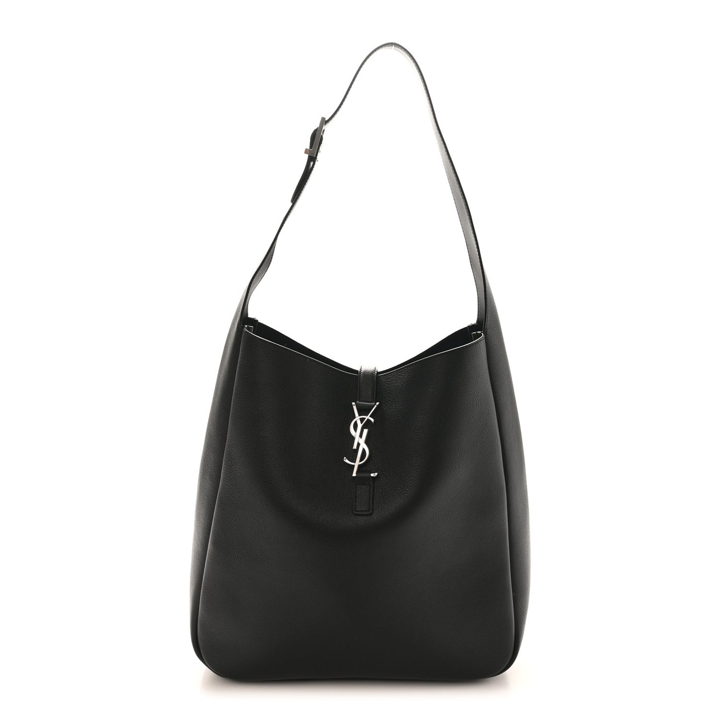 Supple Calfskin Large Le 5 A 7 Soft Hobo Black