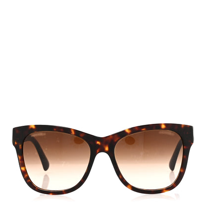 Chanel Acetate Runway Square Sunglasses 5380 Dark Tortoise 2 of 8
