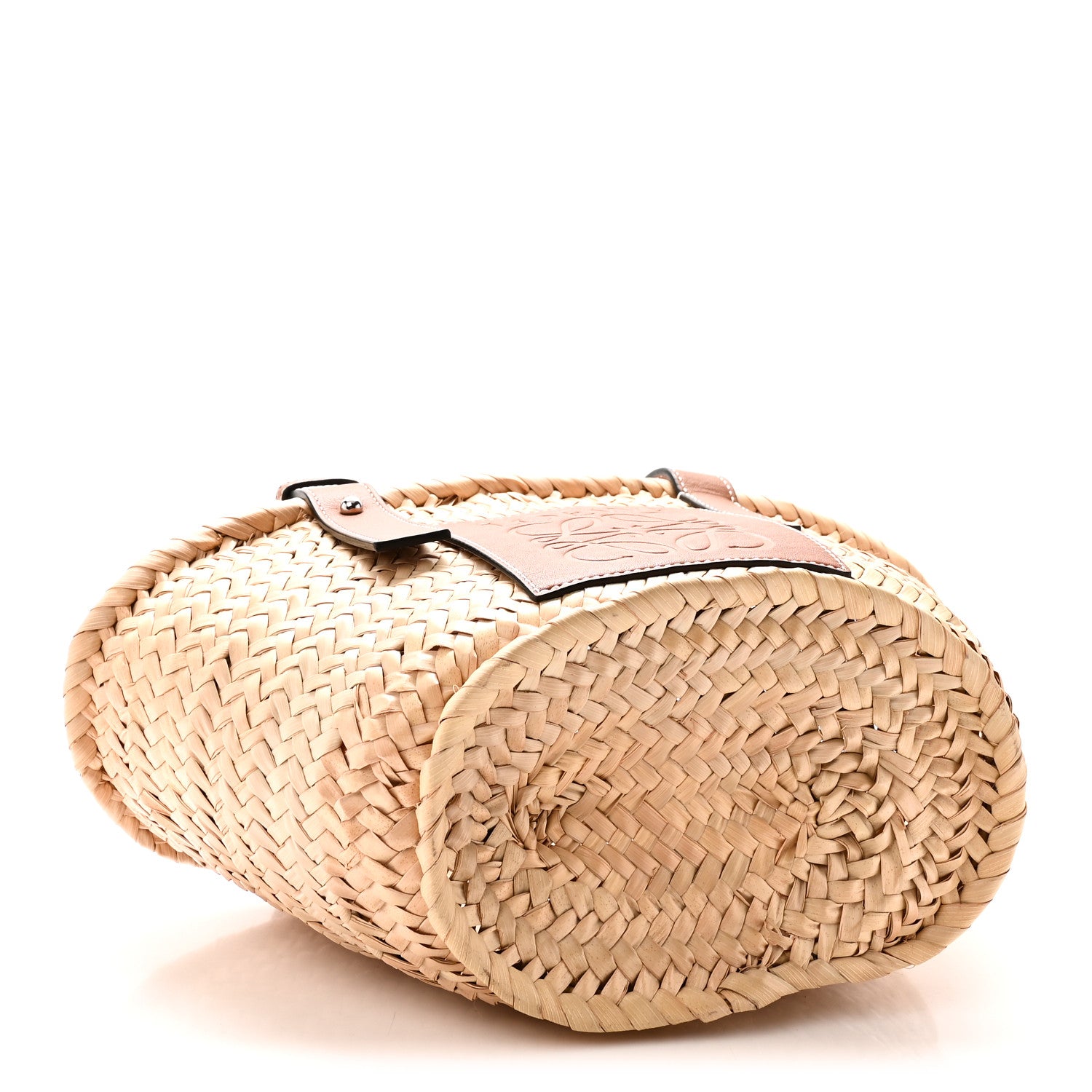 Loewe Raffia Small Basket Tote Bag Natural Tan 4 of 9