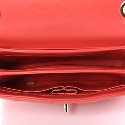 Chanel Lambskin Quilted Small Trendy CC Flap Dual Handle Bag Bright Pink 7 of 15
