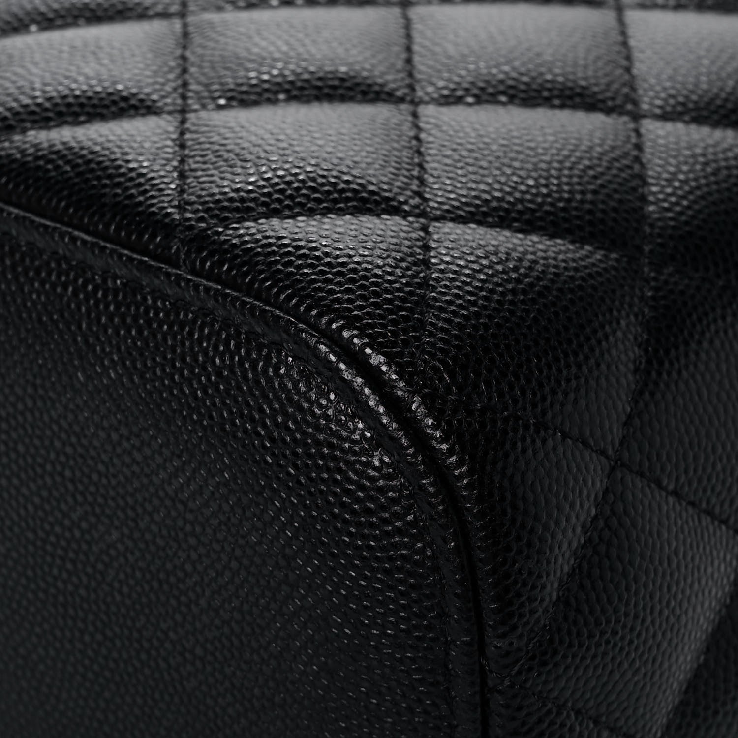 Chanel Caviar Quilted Large Vanity Pouch Black 10 of 15